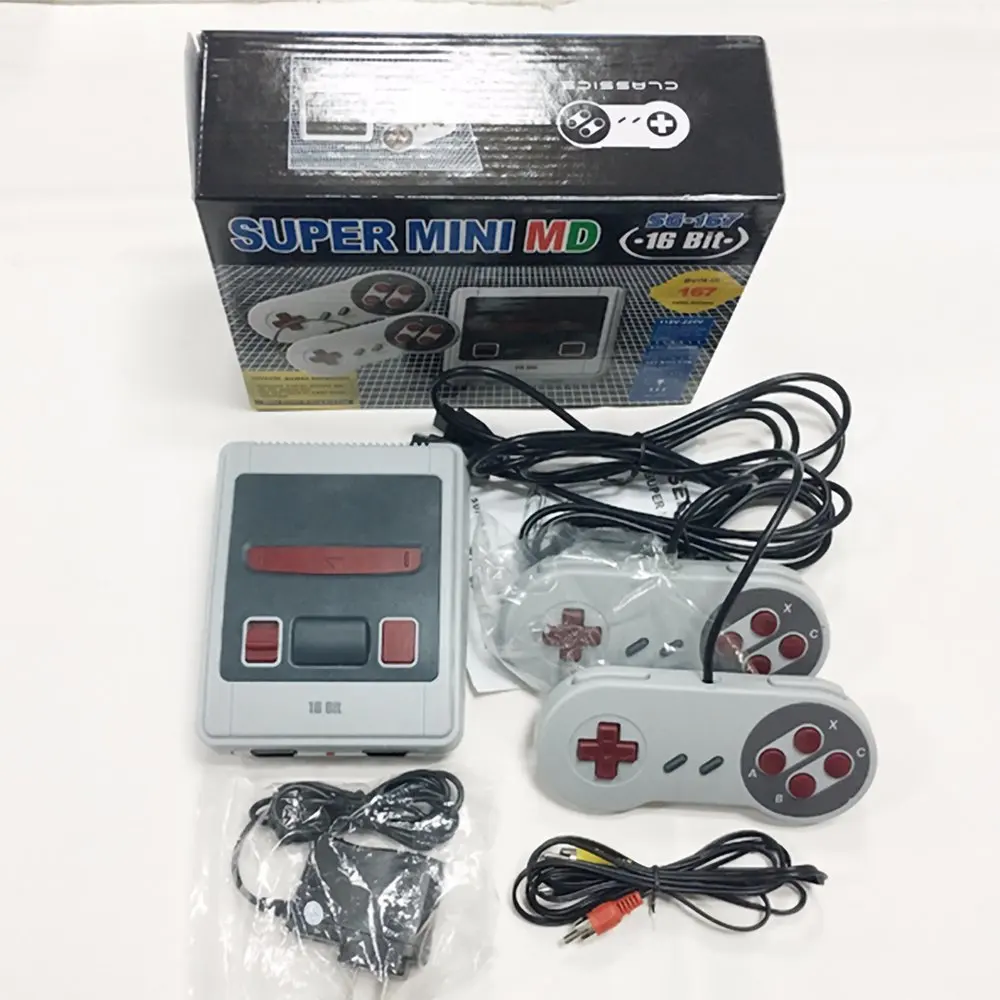 5 шт. SEGA MD16 SG-167 AV версия для sega 16 бит ТВ игровая консоль для sega игровой консоли с Бесплатная 167 sega игры