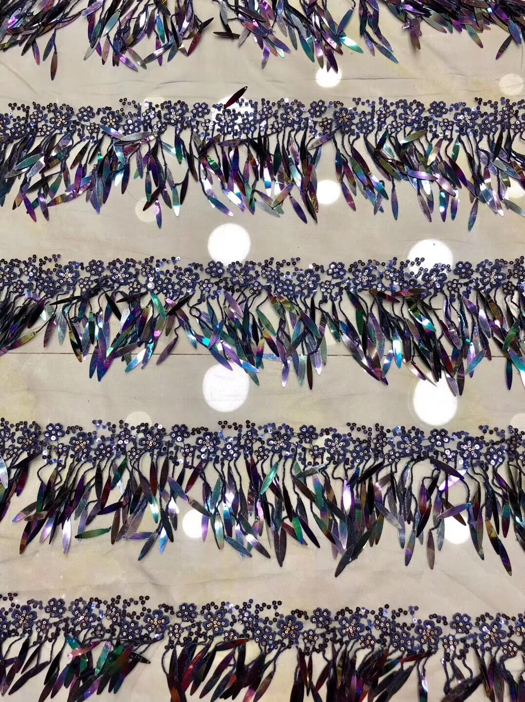 Nigerian Tulle Lace Fabaric Latest 2019 High Quality African Sequins Fabric For Wedding Dress | Дом и сад