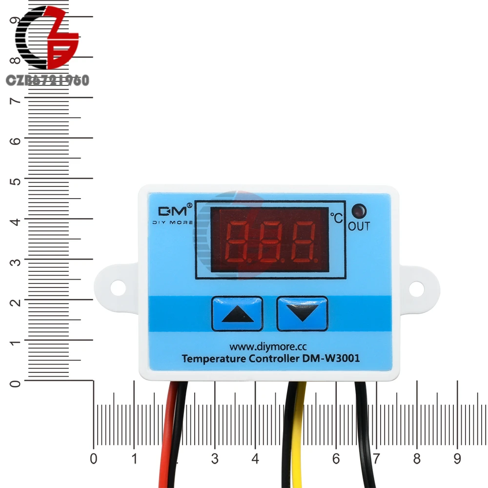 XH-W3001 12 В 24 в 110 В 220 В светодиодный цифровой термостат контроль температуры Лер терморегулятор термометр регулятор температуры