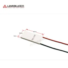 Пельтье охлаждающая пластина TEC1-6308 для IPL головной убор, напряжение: 6 В, ток: 8А, мощность: 48 Вт, размер: 20*40*3,0 мм, пути охлаждения