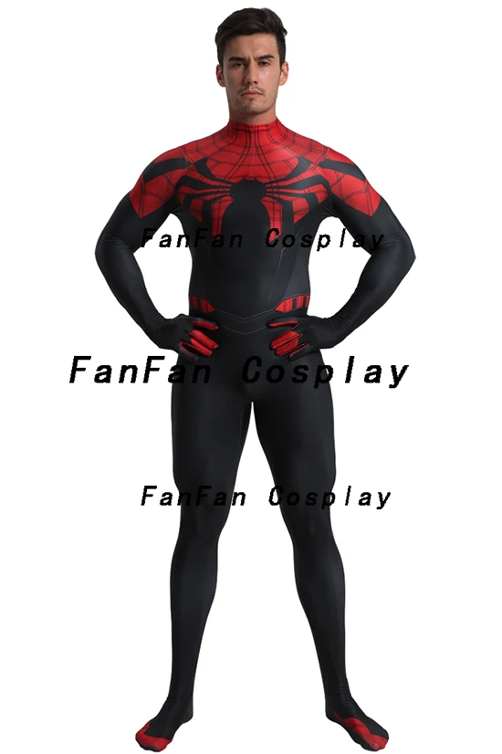 Костюм Человека-паука супергероя 3D принт полный костюм для костюмированой Вечеринки На Хэллоуин для взрослых/детей/индивидуальный заказ