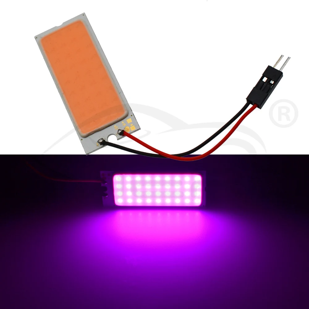 Белый красный T10 Cob 36Led Автомобильные светодиодные лампы W5w C5W C10w 194 панельные лампы для чтения Авто двери резервная лампа купольная гирлянда свет BA9S DC 12v