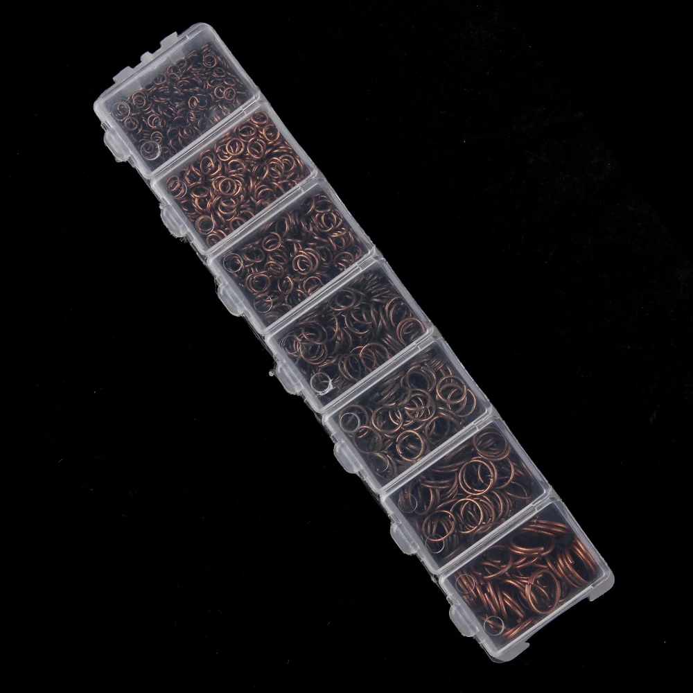 1450pcs/lot Multi Color Mix Size Open Jump Rings Silver Gold Plated Link Loop DIY Jewelry Findings Connector Creative DIY F2973 Jewelry Findings