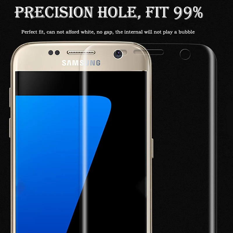 Luckguard для Samsung Galaxy S7 Edge S6 Plus Передняя защитная Pet Плёнки полный охват (не закаленное