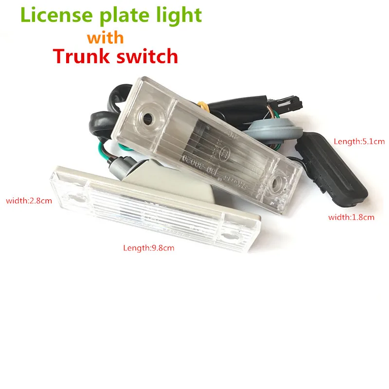 Lowest Price Car Auto Rear Trunk Assembly License Plate font b Lamp b font Light Switch