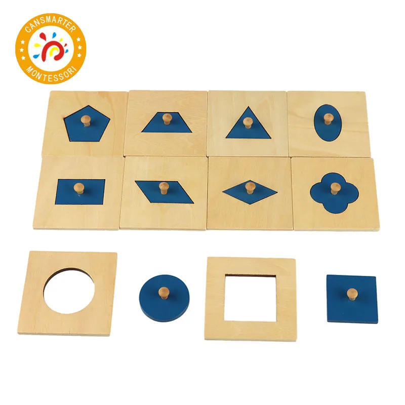 

Montessori Material Learning Shape Early Education Basic Shapes Puzzle Children Toy