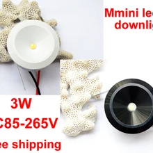 Светодиодный светильник 3 Вт мини точечный светодиодный светильник для ювелирных изделий Светодиодный точечный светильник книжный шкаф кухонное освещение для шкафов 110 В 220 В