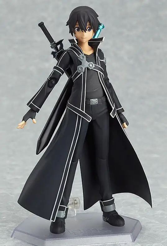 Figma Аниме Sword Art Online 15 см Ausna kirigaya kazuto штучная фигурка игрушки - Цвет: 174 no box