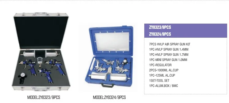 

spray gun 9pcs kit