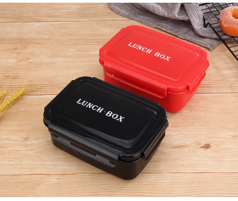 Микроволновая печь из нержавеющей стали мультфильм Bento Box японский стиль Ланч-бокс детский школьный офис пищевой контейнер пластиковый с отделениями