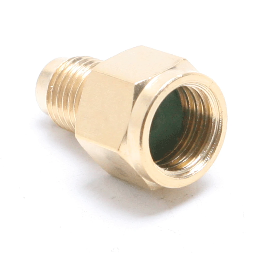 

1 Pcs High Quality 1/4SAE to 1/2ACME Adapter R134a AC Air Conditioning Adjustable Coupler Connector Tool