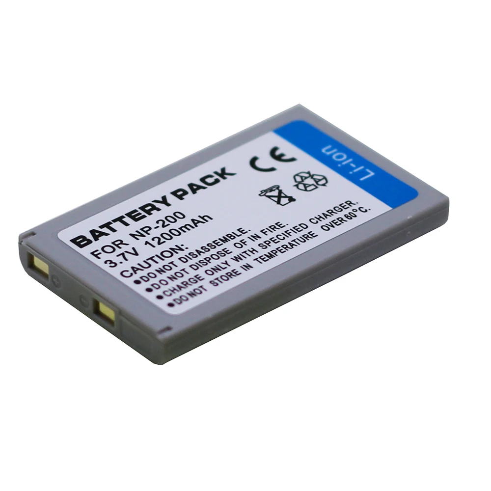 Аккумулятор для цифровой камеры 2 шт 3 7 в 1200 мАч рандомный NP200 NP 200 KonicaMinolta DiMAGE Xg X Xi Xt