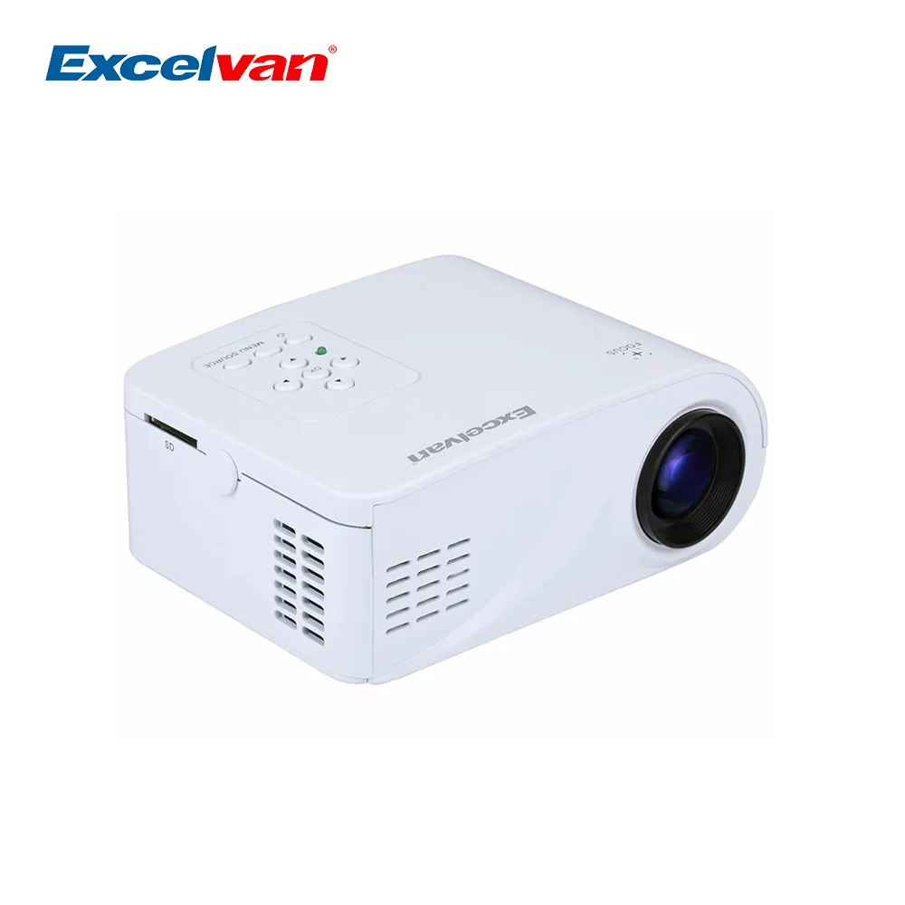 Excelvan X6 Portable Mini LED Projector 600Lumens Support 1080P Multi ...