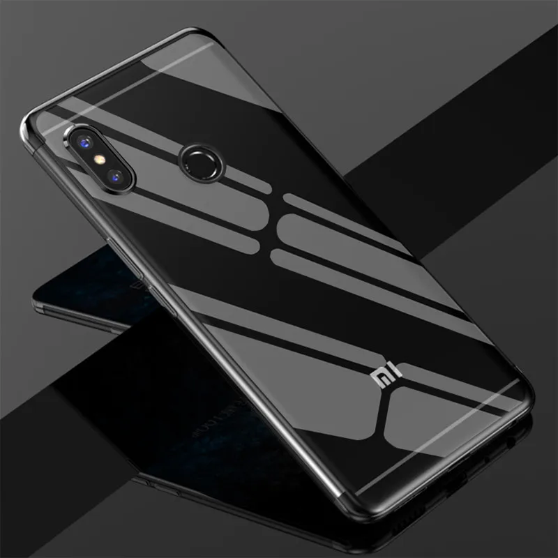 Покрытие силиконовый чехол для телефона на Redmi Note 6 5 pro 5A 6A S2 Роскошные Soft Shell Для Xiaomi Mi8 Lite 8SE Pocophone F1 MAX3 6X A2 - Цвет: Black