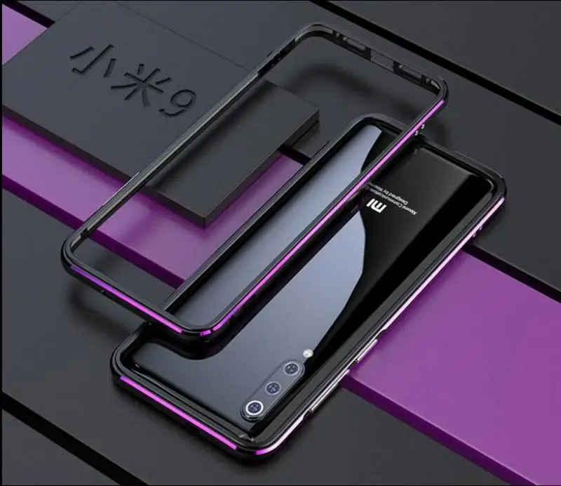 Для Xiaomi mi 9 чехол Роскошный глянцевый алюминиевый mi um бампер чехол для mi 9 чехол металлическая рамка для Xiaomi mi 9 Lite чехол funda