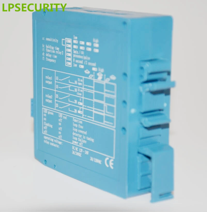 12V 24V Car Parking Barrier Loop Detector for Detection of Vehicles 164feet Inductive Loop Coil Wire LPSECURITY