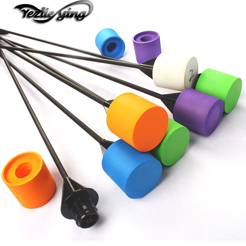 

6PCS thickening EVA hybrid sponge arrow foam CS shooting game practice archery skills hunting bow CS archery multicolor