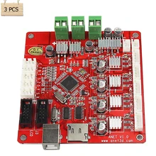 3 Pcs Anet 3D Printer part Control Motherboard V1.0 Printer Control Reprap Mendel Prusa