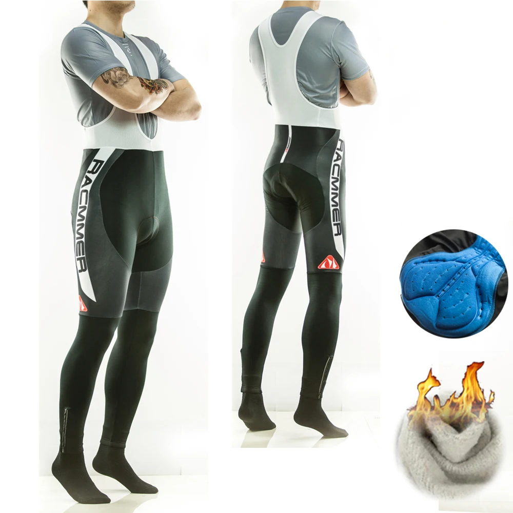 Buy Racmmer 2018 3D GEL Padded Cycling Pants Fleece