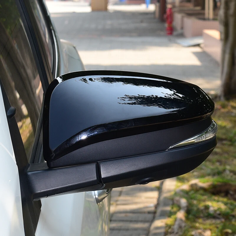 

Black Rearview Frame Cover For Toyota RAV4 2014 2015 2016 Side Rear Mirror Protection Cap Trim Cover For Toyota RAV4 2017 2018
