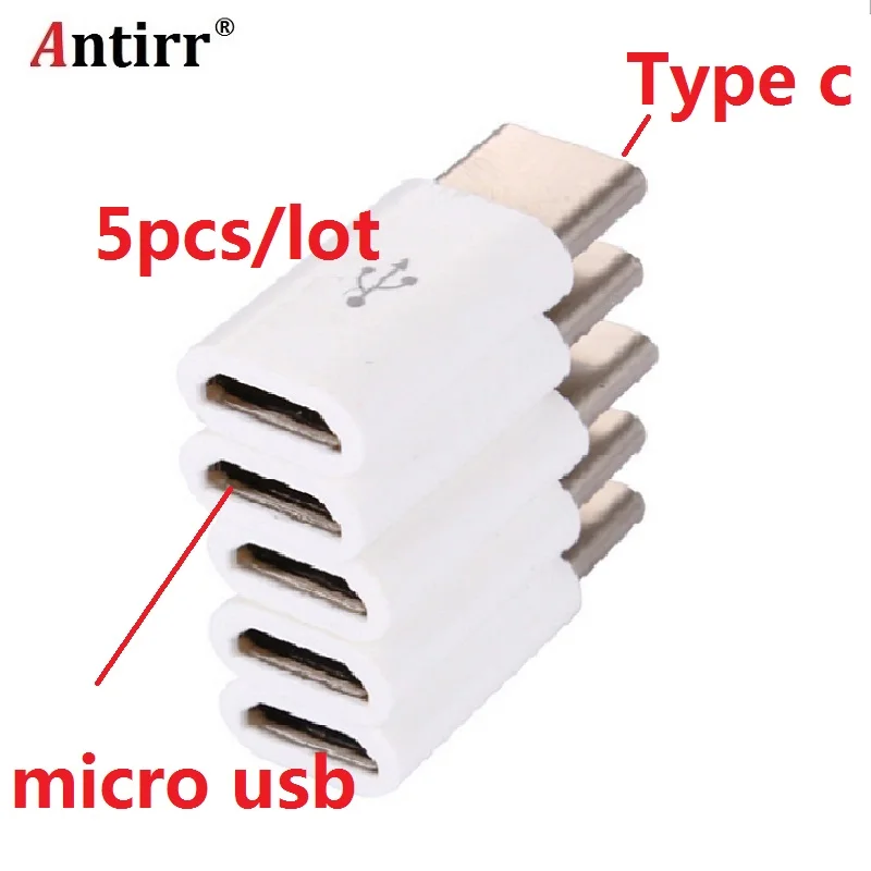 5pcs/lot USB 3.1 Type C Male to Micro USB Female Adapter Type-C Converter Connector USB-C black and white 5pcs/lot USB 3.1 Type C Male to Micro USB Female Adapter Type-C Converter Connector USB-C black and white