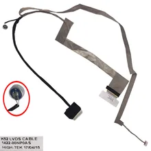 New LCD LED Video Flex Cable For ASUS K52 K52F K52JR K52n A52 A52F A52JB A52j LED with mic 1422-00NP0AS DD0KJ3LC000 New LCD LED Video Flex Cable For ASUS K52 K52F K52JR K52n A52 A52F A52JB A52j LED with mic 1422-00NP0AS DD0KJ3LC000
