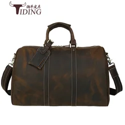 Bolsos de Viaje Hombre de Cuero de Vaca 2017 Nuevos Hombres de Negocios Casual Moda Vintage Marca Bolsos de Viaje Bolsa de Viaje Grande Bolsa de Lona Masculina Bolsos de Viaje Hombre de Cuero de Vaca 2017 Nuevos Hombres de Negocios Casual Moda Vintage Marca Bolsos de Viaje Bolsa de Viaje Grande Bolsa de Lona Masculina