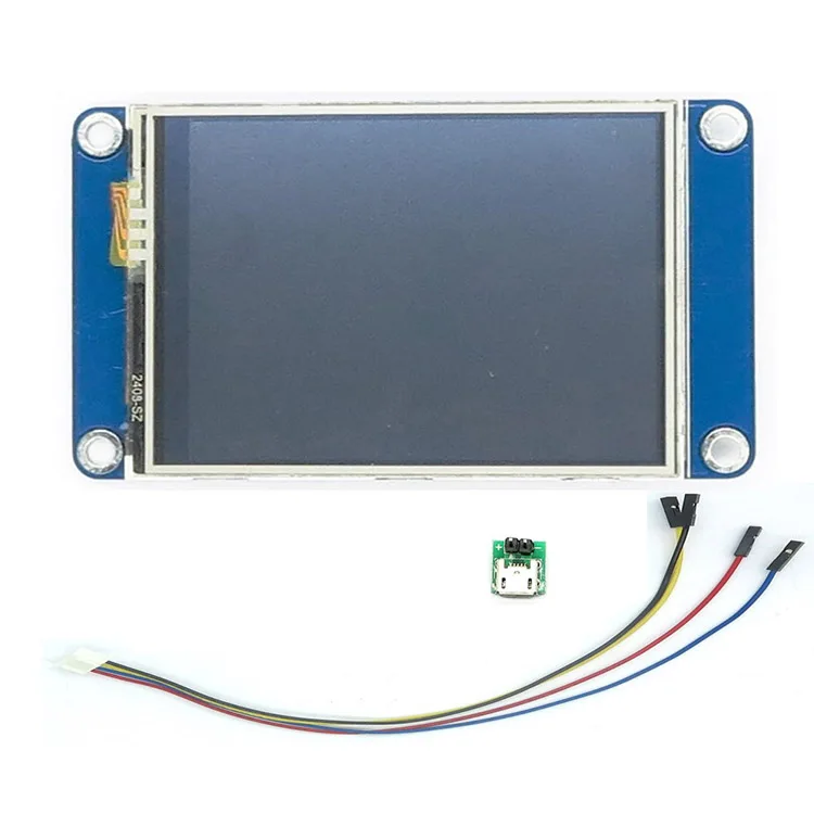 5pcs/lot English Nextion 2.4&quot TFT 320 x 240 UART HMI LCD Module Display Touch Screen for raspberry pi | Электронные