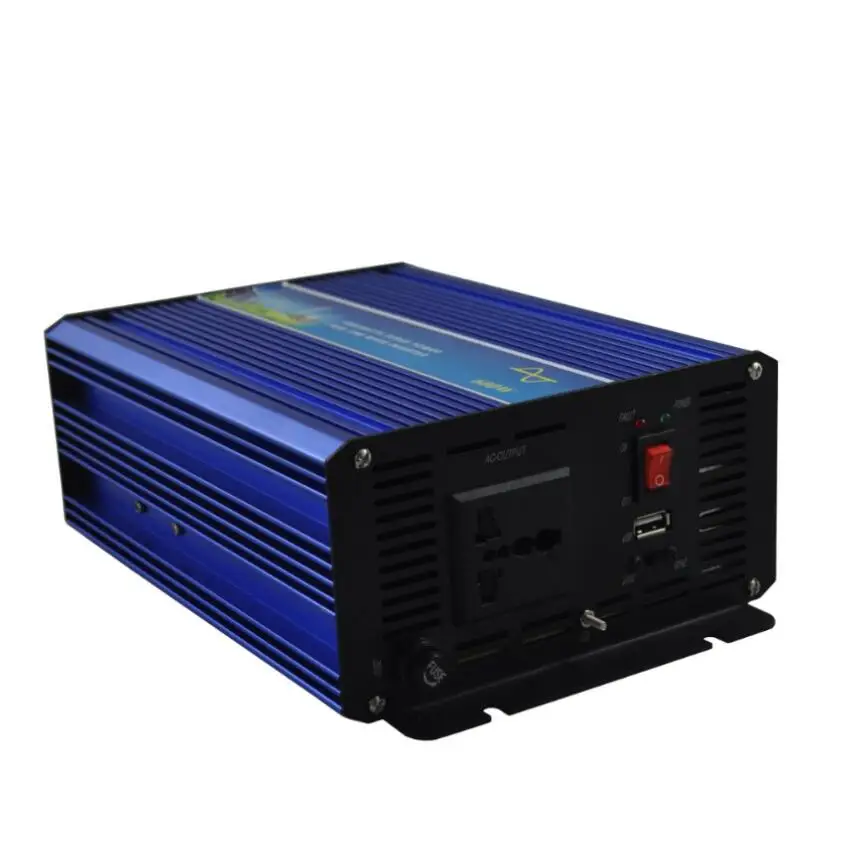 

Off grid 1000w Peak power inverter 500W pure sine wave inverter 12V DC TO 220V 50HZ AC Pure Sine Wave Power Inverter