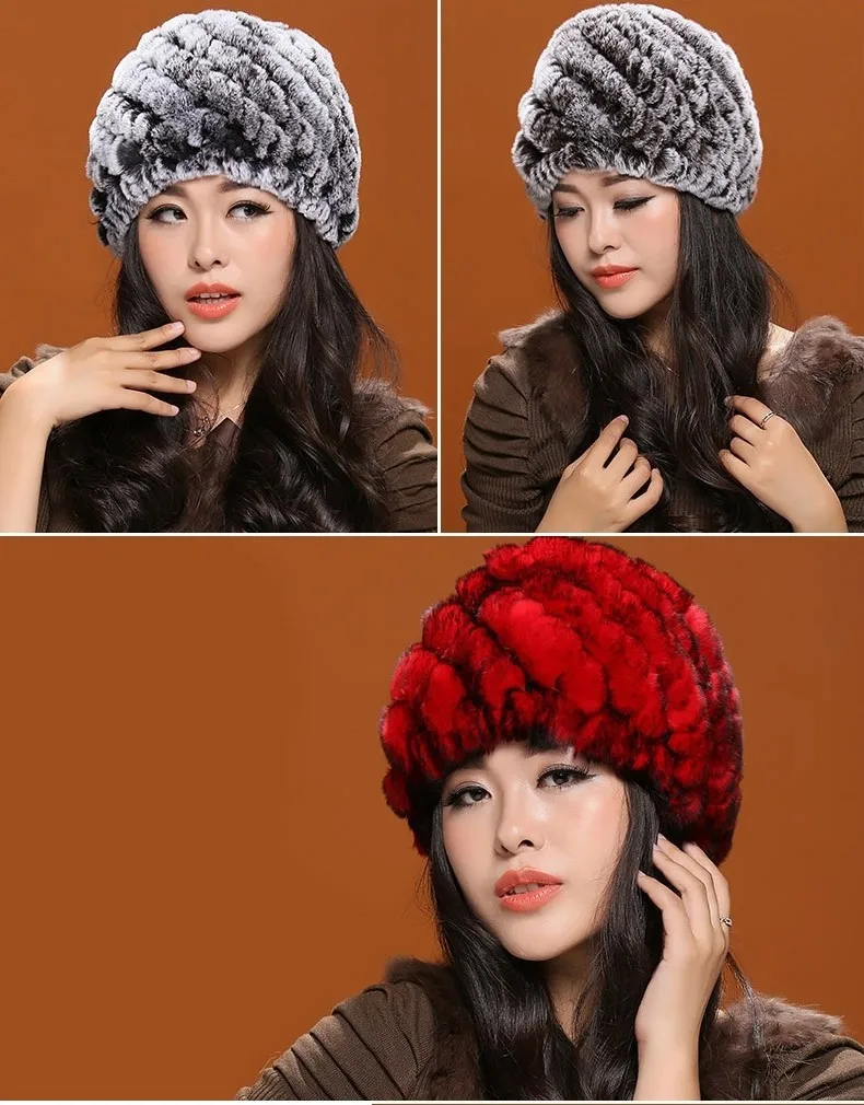 Low Low Low !!! Hot Sales Cheap Real Rex Rabbit Fur Hats High Quality Knitted Rex Rabbit Fur Beanies Women Skullies DL6182 (59)