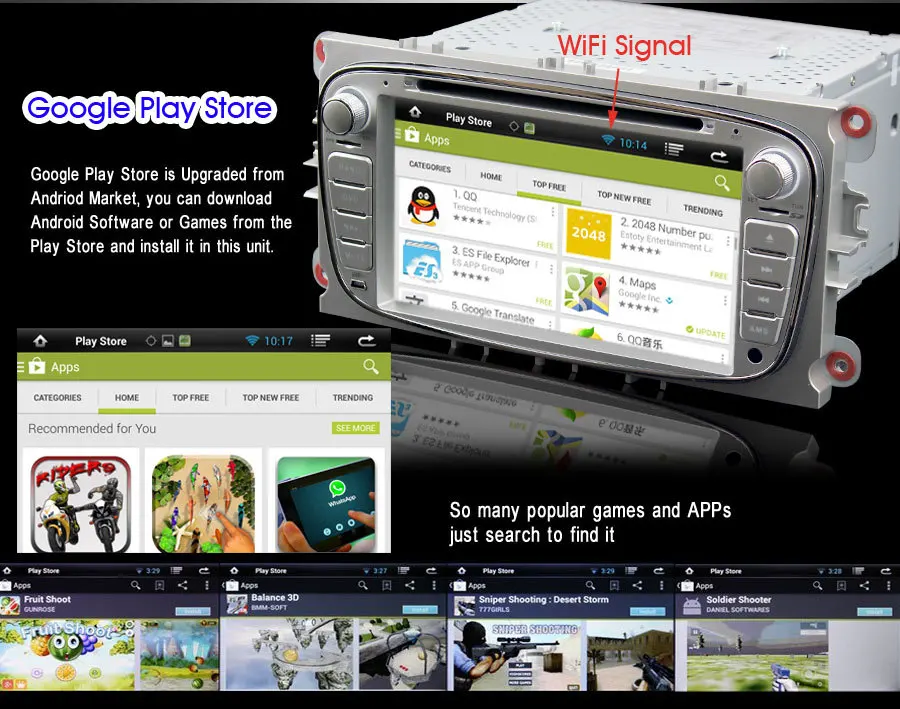 Perfect HOT HD Quad Core Android 8.1.1 Auto Car DVD GPS for Ford Focus 2008-2011 A9 Dual Core 7" 2 Din with 8GB TF Card 2017 New sales 6