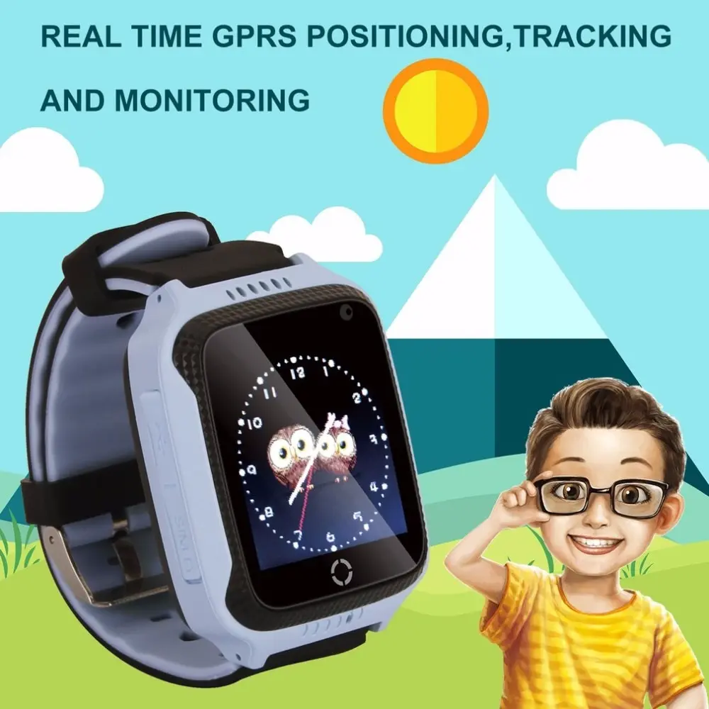 M05 Smart Watch for Children Kids GPS Watch for Apple for Android Phone Smart Baby Watch Electronics Two Colors Available