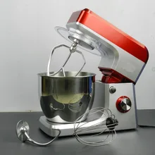 1200 W 6.5L Нержавеющая сталь чаша 6-ступенчатая Кухня кухонный миксер с подставкой крем яичный венчик блендер торт миксер для теста создатель машины