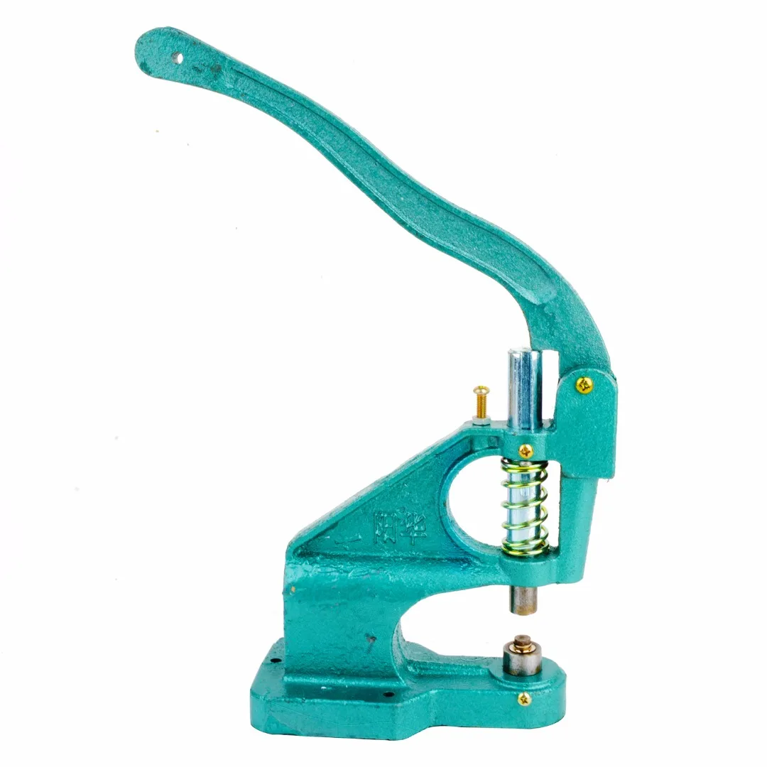 Professional Grommets Machine with 3 Dies And 1500pcs Grommets 6/10/12mm Hand Press Grommet Eyelet Machine Kit Eyelets