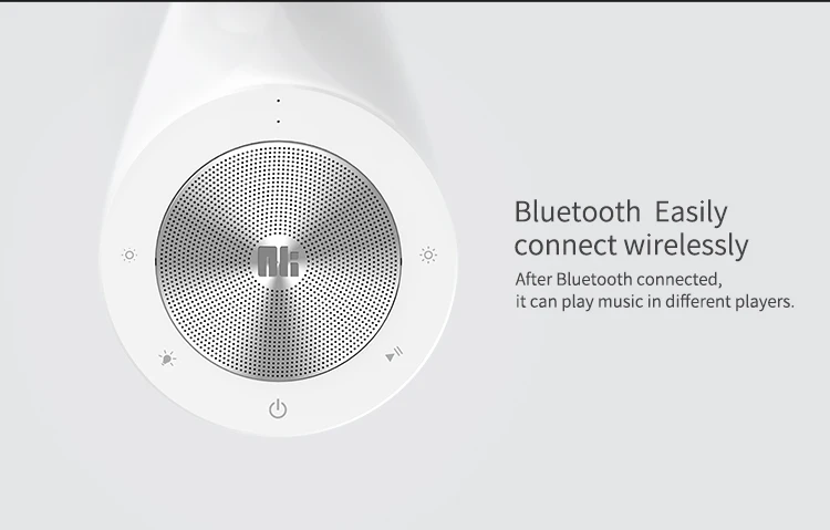 Nillkin 2в1 многофункциональный музыкальный Bluetooth беспроводной динамик с светодиодный настольной лампой сенсорный переключатель включения/выключения Настольный светильник для защиты глаз