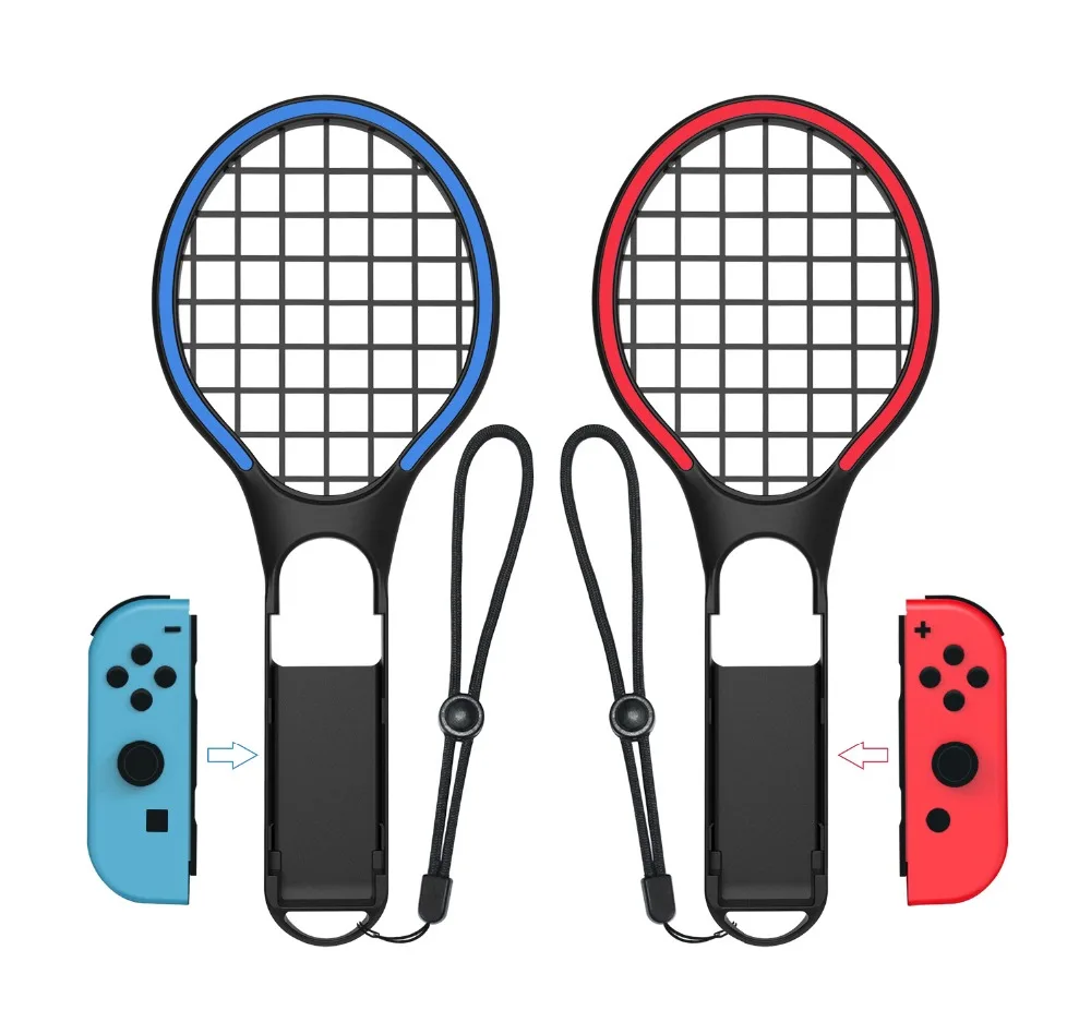 Дорожный переключатель Joy-con ABS Теннисная ракетка ручка держатель для Nintendo DOS переключатель NS аксессуары теннисные Тузы игровой плеер красочный
