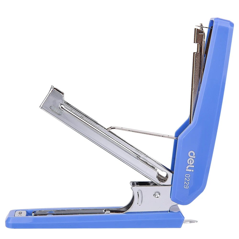 Metal Stapler DELI Stapler 10 # Durable Stapling Machine Metal Structure Paper Binding Tools Office Supplies Push Stapler Hand Stapler
