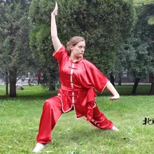 Хлопок-шелк тайцзи Униформа ушу униформа тайцзи одежда для занятий тайцзи одежда форма для кунгфу Китай