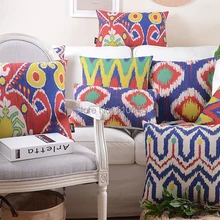 Юго-Восточная Азия стиль геометрический домашний декор подушка из льняного полотна Подушка диванные подушки декоративная подушка