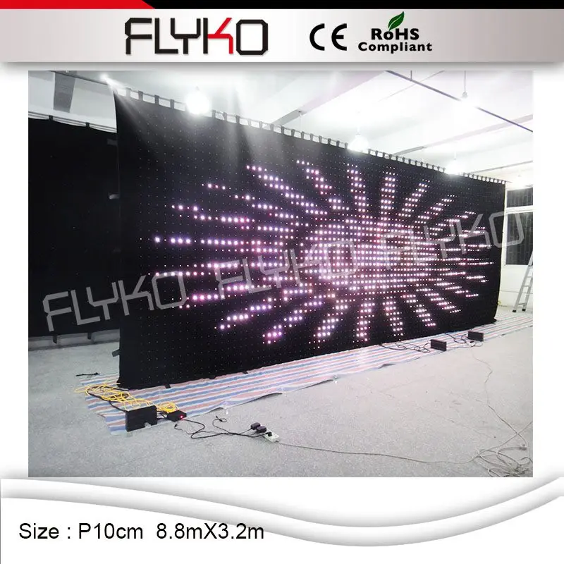 P100mm CE ROHS buy cheap video backstage used hight bright stage curtains for sale | Лампы и освещение