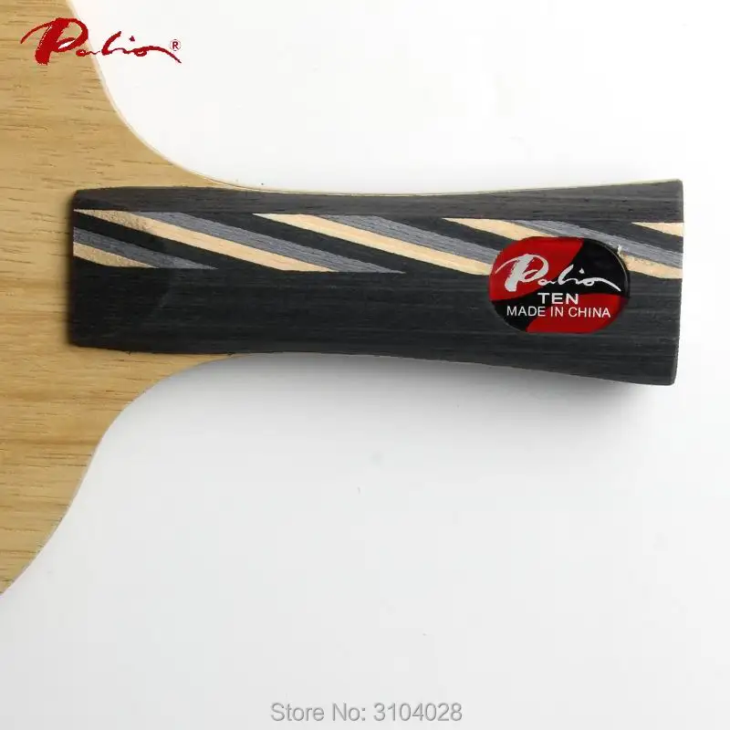 باليو مسؤول عشرة 9ply شفرة الكربون تنس الطاولة شفرة هجوم سريع مع حلقة تنس الطاولة مضرب بينغ بونغ لعبة