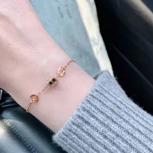 YUN RUO, розовое золото и серебро, Классический Пружинный цилиндрический браслет, Модный женский подарок, титановая сталь, ювелирные изделия, никогда не выцветают, Прямая поставка