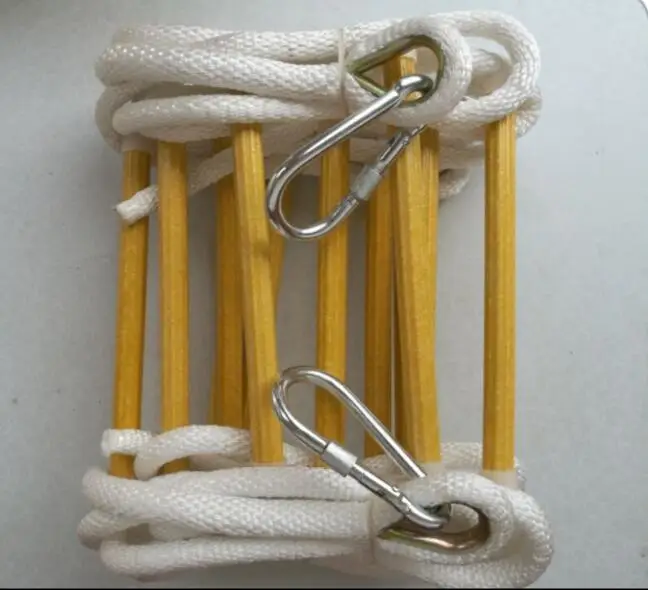 15M High strength Escape Rope ladder Folding Soft Step Laddersin
