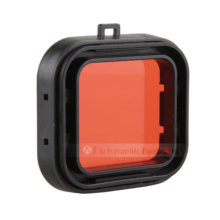 

10pcs Red color Lens Filter Diving Filter for Gopro HERO 3+ 4 Camera Housing Case Underwater Lens Converter