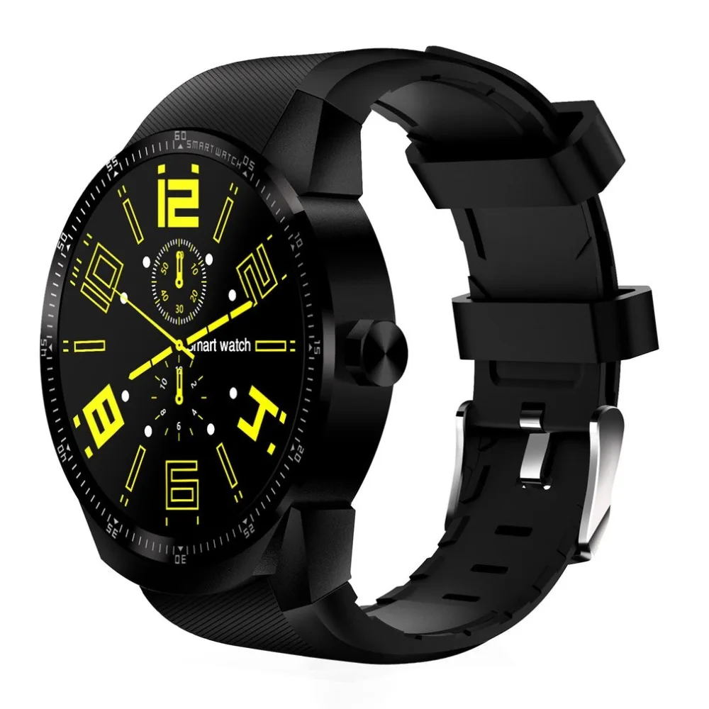 

Multifunctional K98H 3G Smart Bracelet Round Smartwatch Waterproof GPS WIFI Heart Rate Wristwatch for Android 4.1