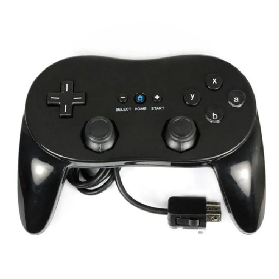 Classic Wired Gamepad Game Controller for Nintendo Wii - Black