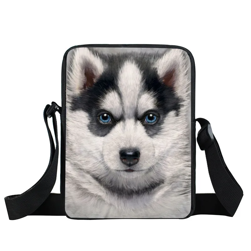 

Puppy Dog Mini Messenger Bag Casual Women Handbag Pet German Shepherd / Rottweiler Kids Cross Bags Grumpy Cat Boy Girls Book Bag