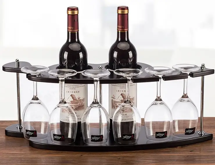 

High quality Wine Rack Bar Wine Holder Wooden Fine wine rack hight 21.5 cm width 18.5 length 53cm