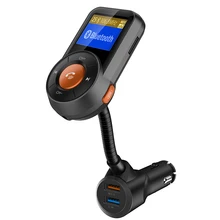 CDEN Car MP3 FM Transmitter Music Player Bluetooth Receiver Large Screen Display Voltage Monitoring Car Charger Fast Charging CDEN Car MP3 FM Transmitter Music Player Bluetooth Receiver Large Screen Display Voltage Monitoring Car Charger Fast Charging
