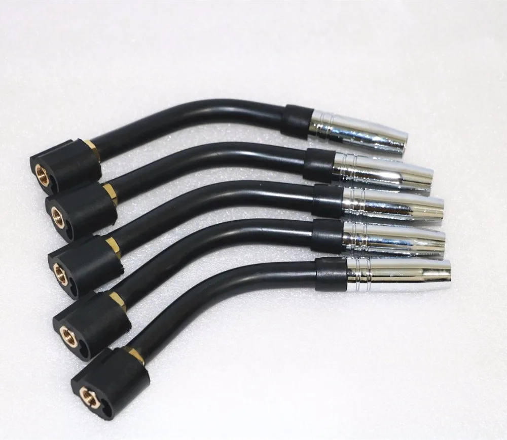 

CO2 Mig Mag welding torch aircooled MB 5PCS 15AK swan neck contact tip holder gas nozzle M6*25MM